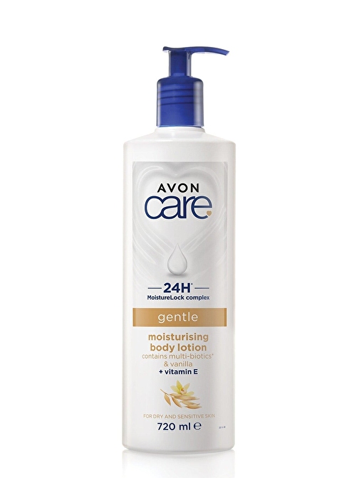 Avon Care Gentle Multi-Biotics & Vanilya Içeren E Vitaminli Kuru Ciltler İçin Vücut Losyonu 720 ml