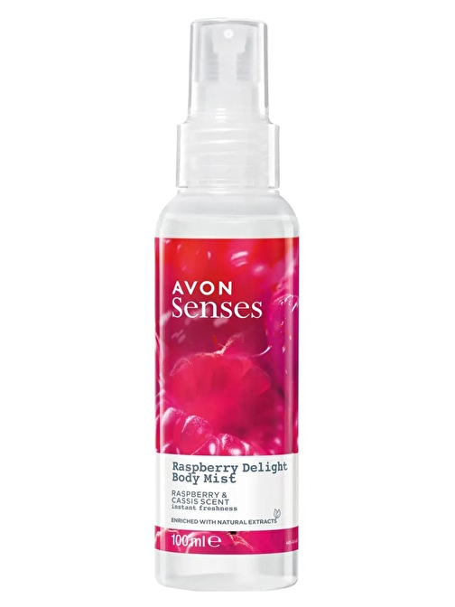 Avon Raspberry Delight Frambuaz Ve Frenk Üzümü Kokulu Bodymist 100 ml