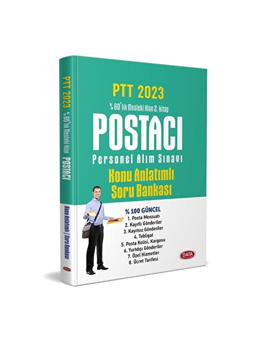 2023 Ptt Postacı Personel Alımı Mesleki Alan 2. Kitap Konu Anlatımlı Soru Bankası Data Yayınları