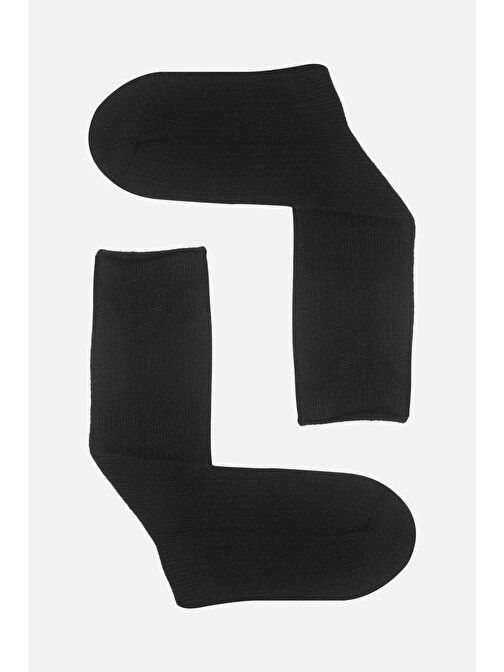 Aytuğ Kadın Termal Şardonlu Kışlık Siyah Soket Çorap - A-2001