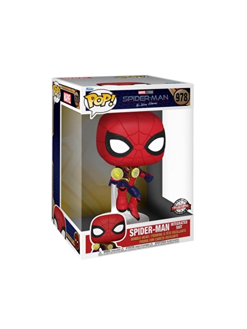 Funko Delüks Pop Marvel: Spider-Man: No Way Home - Spider-Man with İntegrated Suit Special Edition Çizgi Film Karakter Figürü