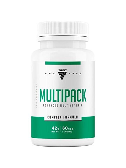 Trec Nutrition Multipack Multi Vitamın Complex Formula 60 Kapsül