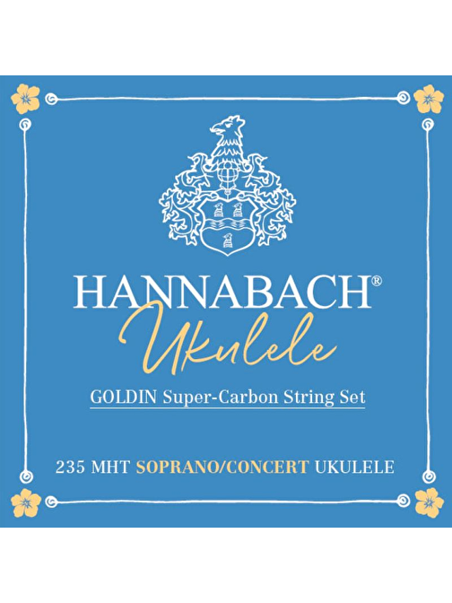 Hannabach 235MHT Soprano/Concert Ukulele Tel Seti