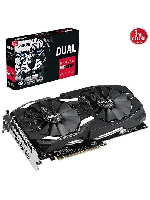 Asus Dual Radeon RX 560 4 GB GDDR5 PCle 3.0 128 Bit Ekran Kartı