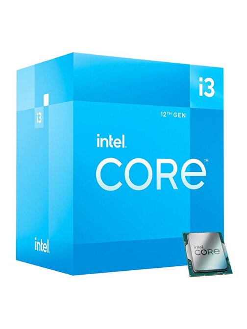 Intel i3-12100 4 Çekirdek 3.3 Ghz Turbo Hızı 12 MB Ön Bellek Lga1700 Soket Tipi İşlemci