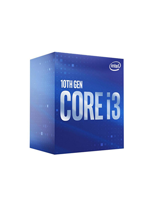 Intel i3-10100F 6 Çekirdek 3.6 Ghz Turbo Hızı 6 MB Ön Bellek LGA1200 Soket Tipi İşlemci