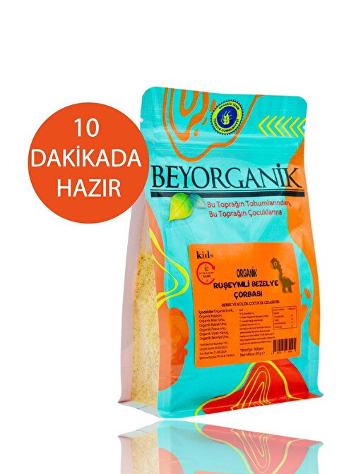 Organik Ruşeymli Bezelye Çorbası 50 gr 10 Dakikada Hazır