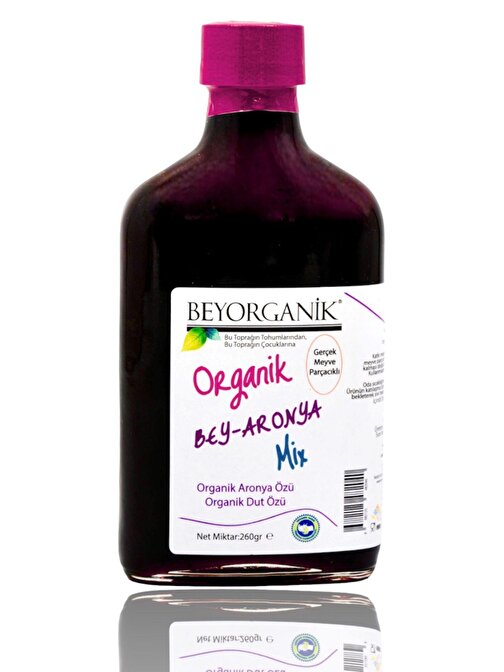 Organik Bey Aronya Miks (Gerçek meyve parçacıklı) 260gr