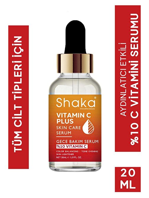 Milenyumshop %10 C Vitamini Cilt Bakımı Serumu 20 ml