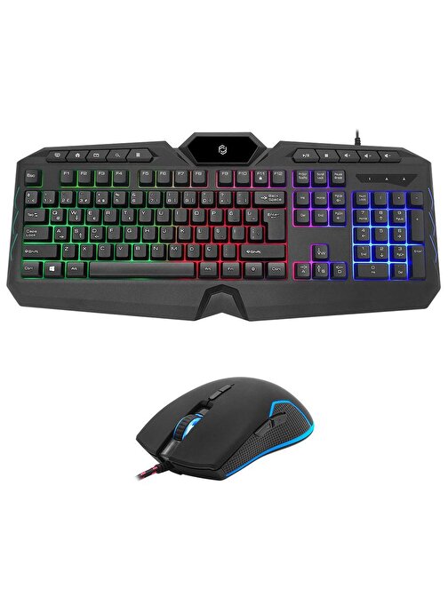 Frisby FK-4865QU Türkçe Q Kablolu Klavye Mouse Seti