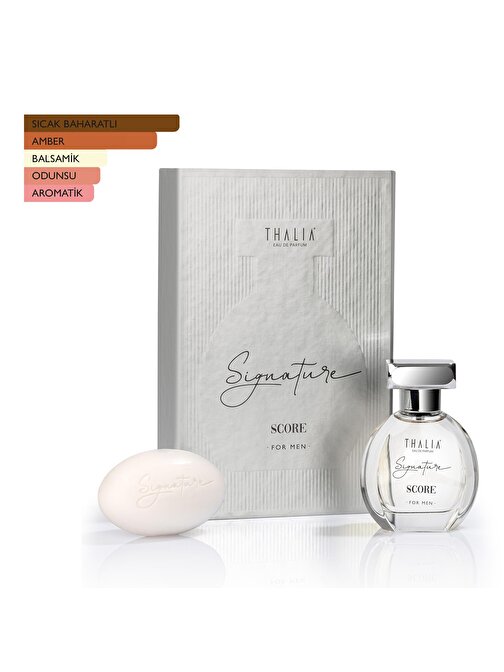 Thalia Signature Score Eau De Parfüm Men 50ml Sabun ve Parfüm Setleri