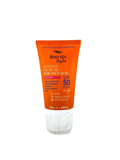 Dead Sea & Beyond Sunsafe Facial Gel For Oily Skin Spf50 50 ml