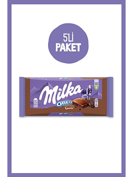 Milka Tablet Oreo Choco 100 gr x 5 Adet