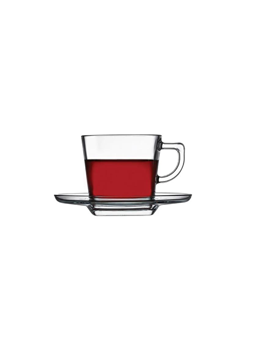 Paşabahçe 95307 Carre Çay-Nescafe Fincan Takımı