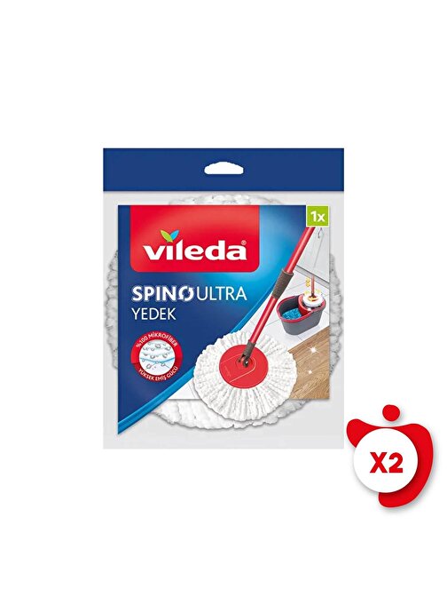 Vileda Spino Ultra Mikrofiber Yedek Paspas 2 Paket