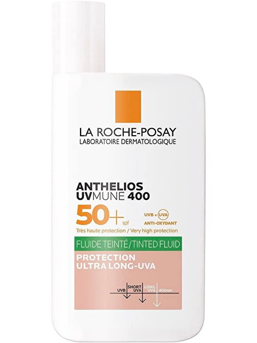 La Roche-Posay Anthelios Uvmune 400 Oil Control Fluid Renkli 50 Faktör Güneş Kremi 50 ml