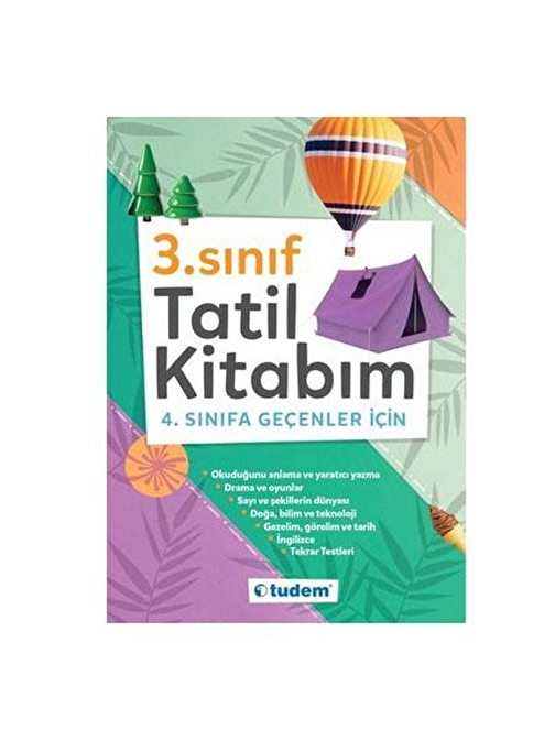 3 Sınıf Tatil Kitabım Tudem Yayınları