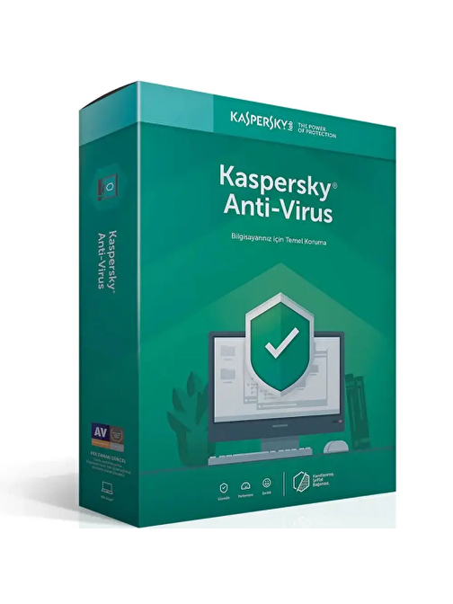 Kaspersky 2 Kullanıcı 1 Yıl Antivirus