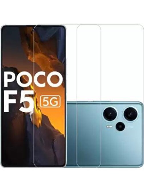 Poco F5 5G ile Uyumlu MAT Esnek Nano Kırılmayan Ekran Koruyucu