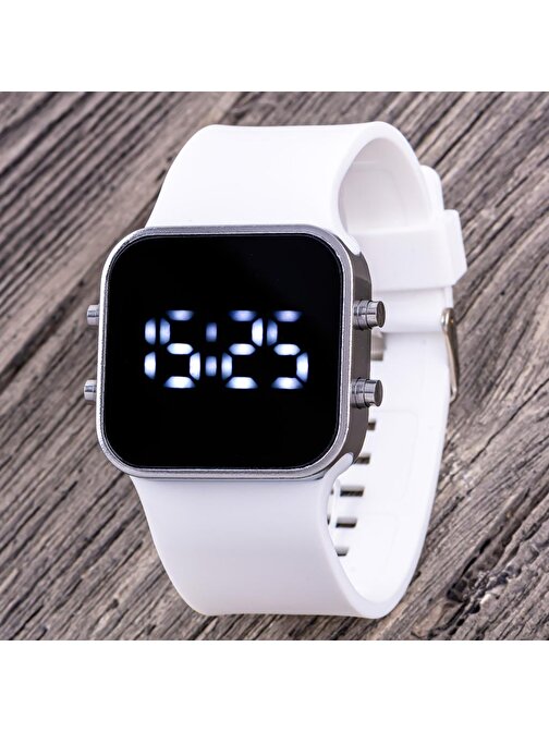 Dijital Bayan Genç Kadın Kol Saat Unisex Erkek Silikon Led Bileklik Saat ST-304325