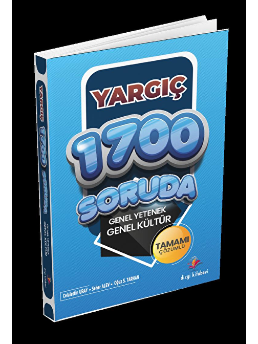 2023 Yargıç 1700 Soruda Genel Yetenek Genel Kültür Çözümlü Soru Bankası Dizgi Kitap