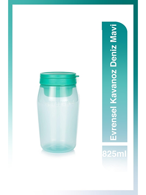 Evrensel Kavanoz 825Ml D.Mavi