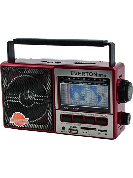 Everton RT-41 Bluetooth-Usb-Sd-Fm Nostaljik Lezzetler Elektrikli Bluetooth USB Radyo