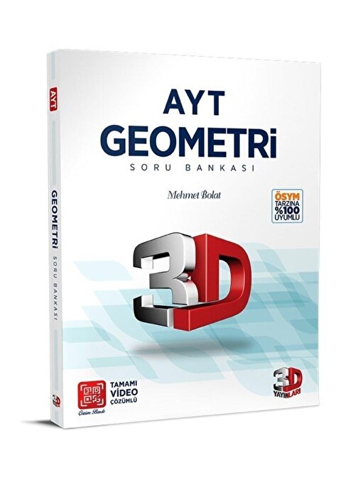 3D Yayınları 3D AYT Geometri Soru Bankası
