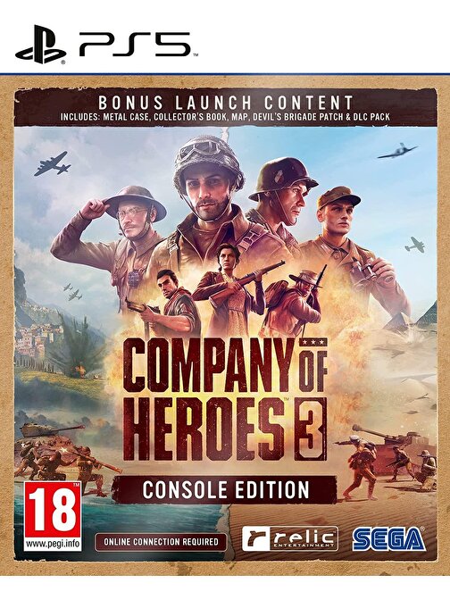 Company of Heroes 3 Console Edition Türkçe Dil Destekli PS5 Oyunu