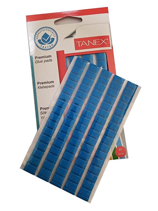 Tanex Hamur Yapıştırıcı Mavi Renk 50 Gr 1 Paket