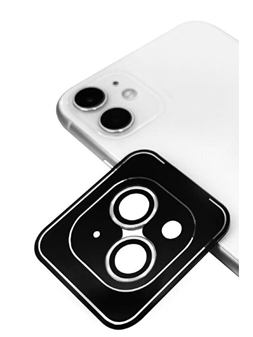 Musal CL-11 Apple iPhone 12 Safir Kamera Lens Koruyucu Gümüş