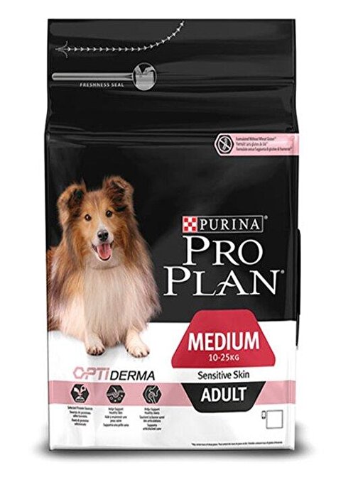Pro Plan Adult Medium Sensitive Somonlu Hassas Orta Irk Yetişkin Köpek Maması 3 Kg