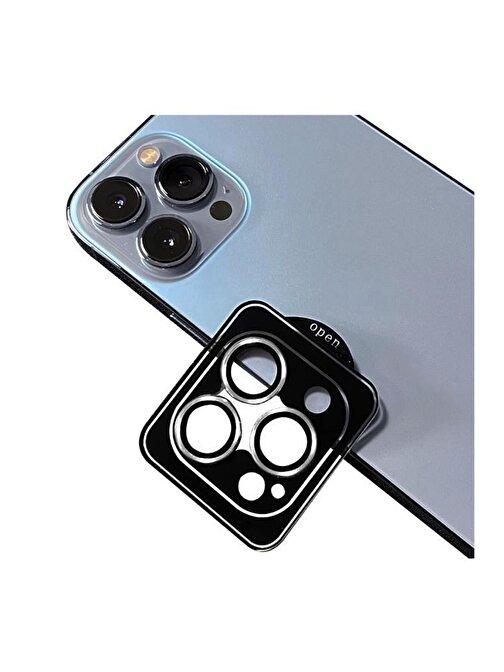 Musal CL-11 Apple iPhone 11 Pro Max Safir Kamera Lens Koruyucu Gümüş