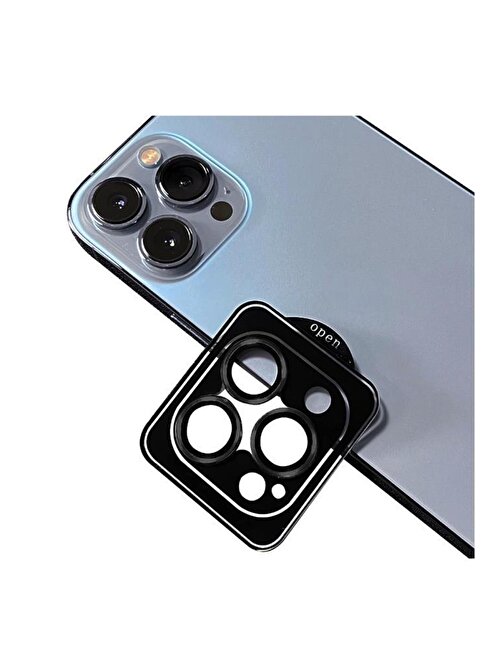 Musal CL-11 Apple iPhone 11 Pro Safir Kamera Lens Koruyucu Siyah