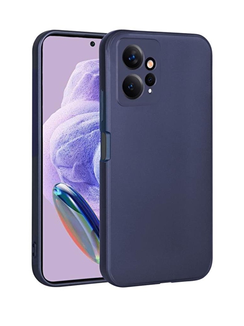 Musal Xiaomi Redmi Note 12 4G Kılıf Kamera Çıkıntılı Soft Silikon