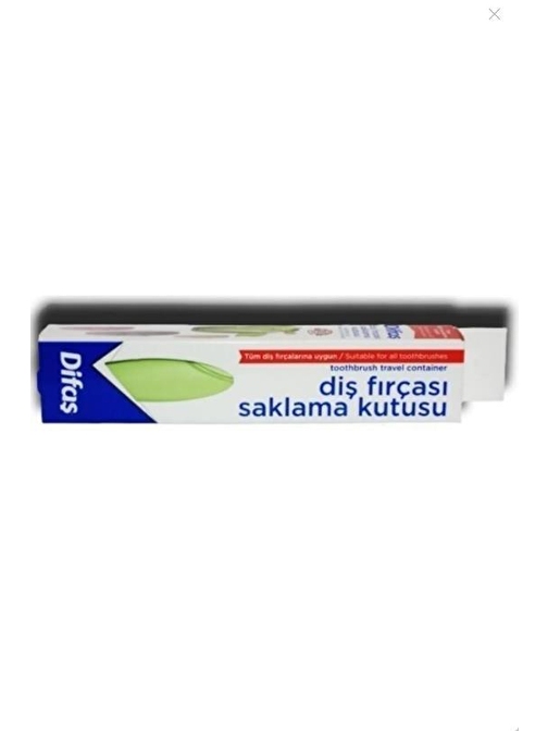 Difaş Yetişkin Diş Fırçası Kabı Şeffaf