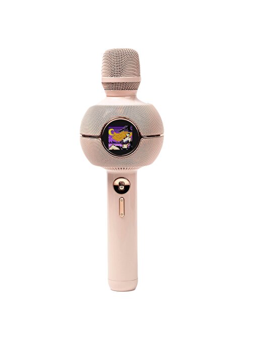 Divoom StarSpark Bluetooth Hoparlörlü Özelleştirilebilir Piksel Ekranlı Karaoke Mikrofon
