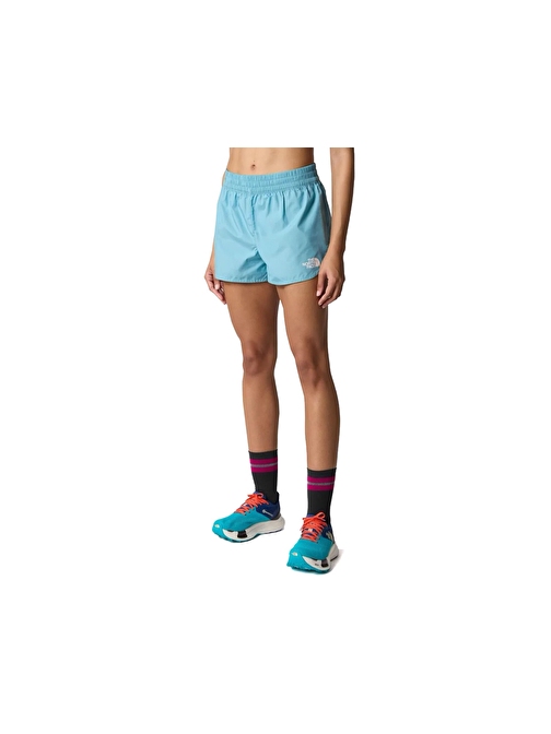 The North Face W Limitless Run Short Kadın Koşu Şortu NF0A7UM8LV21 Mavi