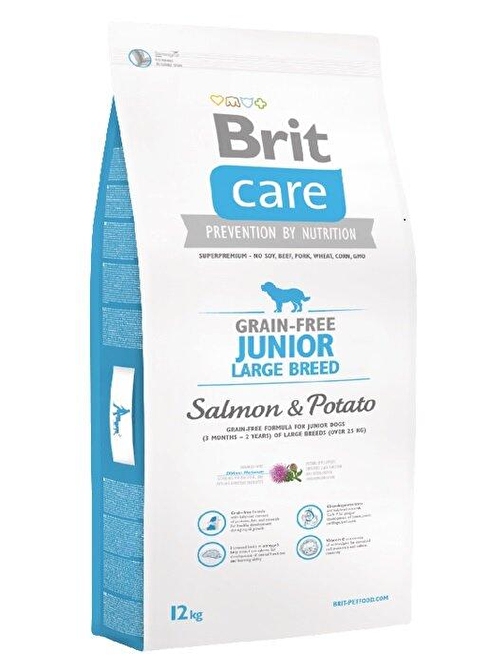 Brit Care Junior Large Breed Büyük Irk Somonlu Yavru Köpek Maması 12 Kg