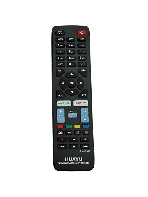 Huayu Rm-L1587 Samsung-Lg-Sony-Phılıps-Panasonıc Unıversal Uyumlu Uzaktan Kumanda