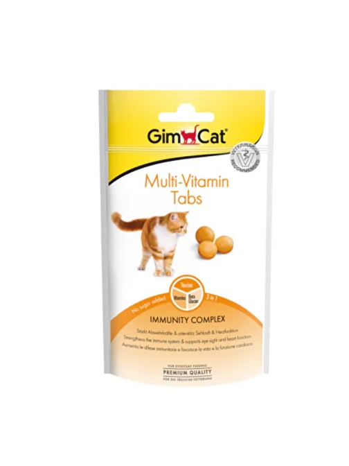 Gimcat Multivitamin Kedi Ödül Tableti 40 gr