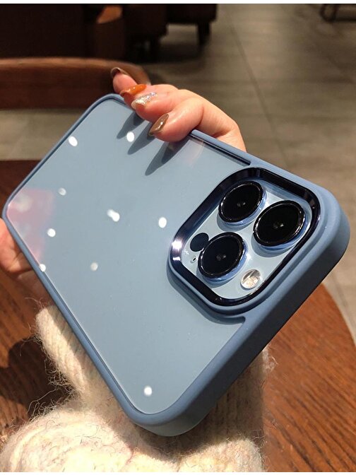 Ceponya Apple iPhone 14 Pro Kılıf Kamera Korumalı Mat Renkli Silikon