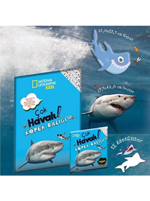 Beta Kitap National Geographic Kids Çok Havalı Köpek Balığı Ktp