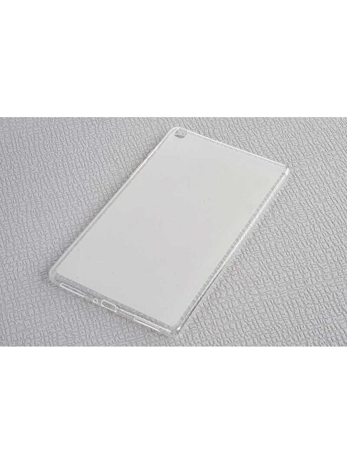 Gpack Arkası Buzlu Lüks Koruma S1 Samsung Galaxy Tab A 8.0 2019 T290 Uyumlu 8 inç Tablet Kılıfı Renksiz