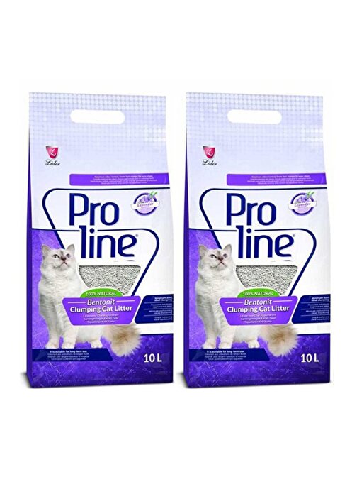 Proline Kedi Kumu Lavanta Kokulu 10 Lt 2 Adet