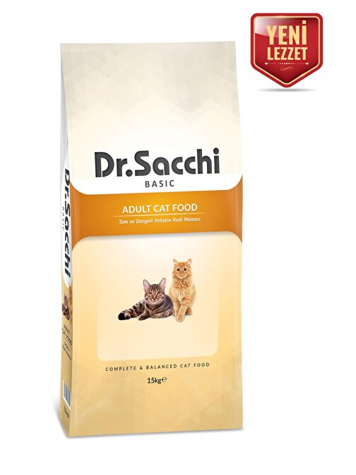Dr Sacchi Basic Tavuklu Yetişkin Kedi Maması 15 Kg