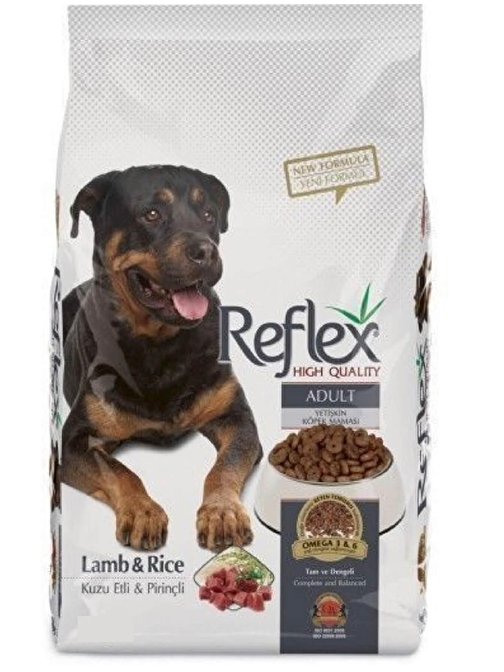 Reflex Kuzu Etli Yetişkin Köpek Maması - 15 Kg