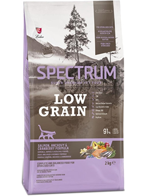 Low grain Somonlu & Hamsili Kısırlaştırılmış Yetişkin Kedi Maması 12 Kg