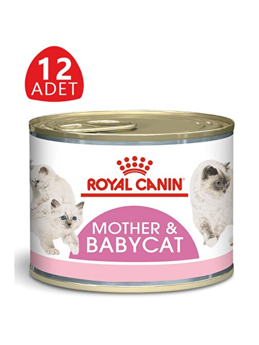 Babycat Instinctive Yavru Ve Anne Kediler İçin Konserve 195 gr X 12 Adet