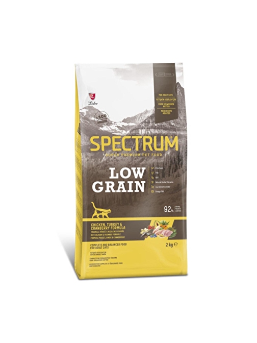 Low grain 2Kg Yetişkin Kedi Için Tavuk Hindi&Kızılcıklı